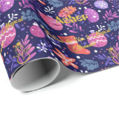 Maßgeschneiderte Ornamente und Weihnachten Geschenkpapier (Rolleneckpunkt)