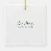 Maßgeschneiderte Ornamente Wasserfarbener Tanz Bal (Rückseite)