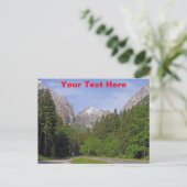 Maßgeschneiderte österreichische Alpen Postkarte (Stehend Vorderseite)