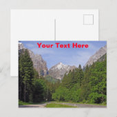 Maßgeschneiderte österreichische Alpen Postkarte (Vorne/Hinten)