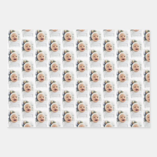 Maßgeschneiderte Papierblätter für 3 Foto Geschenkpapier Set (Vorderseite 2)