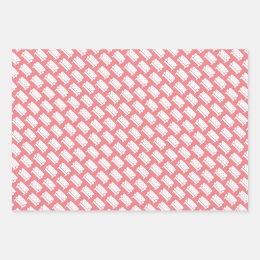 Maßgeschneiderte Papierfolien mit Möbeldesign Geschenkpapier Set (Vorderseite 3)