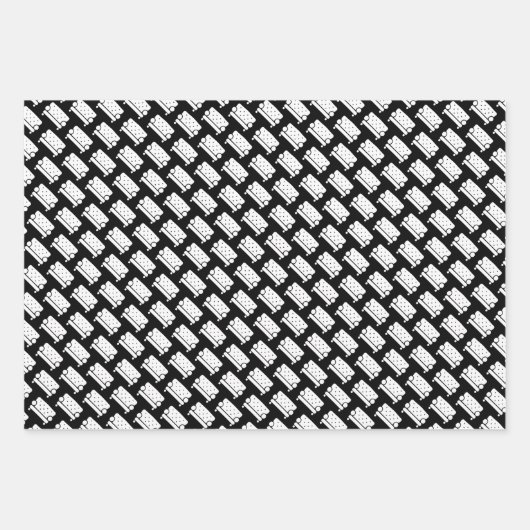 Maßgeschneiderte Papierfolien mit Möbeldesign Geschenkpapier Set (Vorderseite 2)