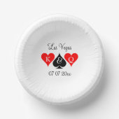 Maßgeschneiderte Papierschüsseln für Las Vegas Hoc Pappteller (Vorderseite)