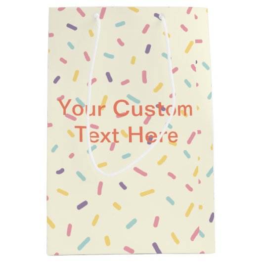 Maßgeschneiderte Papiertüte, Papiergeschenktüte, i Mittlere Geschenktüte (Vorderseite)