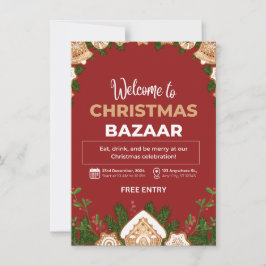 Maßgeschneiderte Party Einladung, Xmas Party Einla Einladung