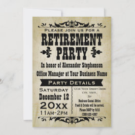 Maßgeschneiderte Party Einladungen für Vintage Län