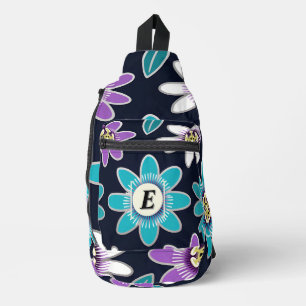 Maßgeschneiderte Passionsbeutel-Blume Crossbody Bag