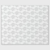 Maßgeschneiderte Paw Prints und Knochen Geschenkpapier (Flach)