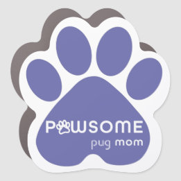 Maßgeschneiderte Pawsome Mama Car Magnet