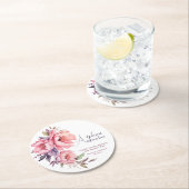 Maßgeschneiderte Peonies - ein Zeichen für unsere Runder Pappuntersetzer (Vor Ort)