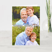 Maßgeschneiderte Personalisierte 2-Foto-Vorlage Va Karte (Vorderseite)