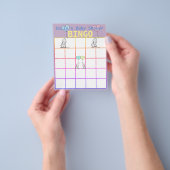 Maßgeschneiderte Personalisierte Baby-Duschbingo-K Flyer (Gruppe)