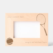 Maßgeschneiderte, Personalisierte Bilderrahmen-Ten Geätzte Rahmen (Vorderseite)