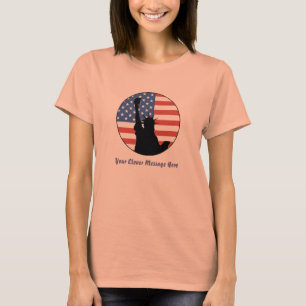 Maßgeschneiderte, Personalisierte Freiheitsstatue  T-Shirt