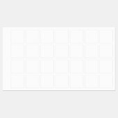 Maßgeschneiderte Personalisierte Gewebe mit 4 Foto Etiketten (Blatt)