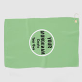 Maßgeschneiderte Personalisierte Handtücher, Mit M Golfhandtuch (Horizontal)