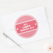 Maßgeschneiderte, personalisierte Konfektionierung Runder Aufkleber (Umschlag)