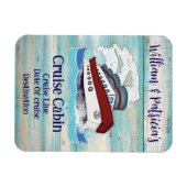 Maßgeschneiderte Personalisierte Kreuzfahrttüre de Magnet (Horizontal)