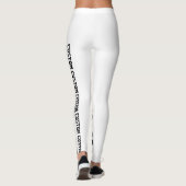 Maßgeschneiderte Personalisierte Leggings oder Yog (Rückseite)