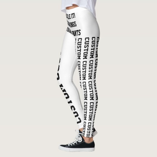 Maßgeschneiderte Personalisierte Leggings oder Yog (Links)