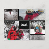 Maßgeschneiderte personalisierte Patches quadriere Postkarte (Vorderseite)