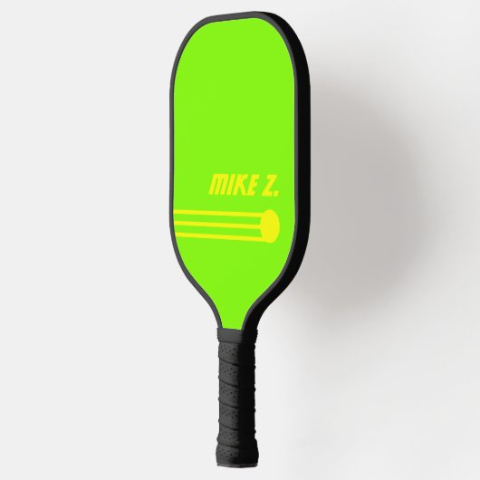 Maßgeschneiderte Personalisierte Säurefarben Moder Pickleball Schläger (Links)