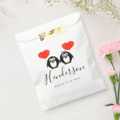 Maßgeschneiderte Pinguin Cartoon Hochzeitsfeier Ge Geschenktütchen (Versiegelt)
