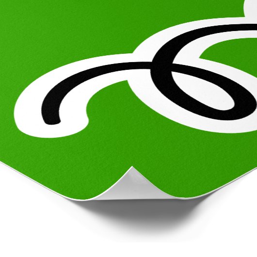 Maßgeschneiderte Plakatvorlage Poster (Ecke)