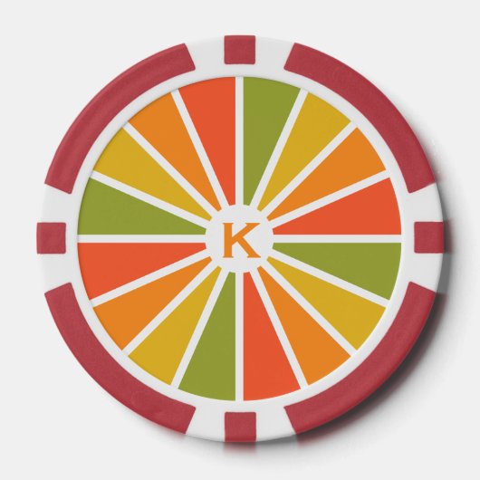 Maßgeschneiderte Poker-Chips für Muster Pokerchips (Vorderseite)