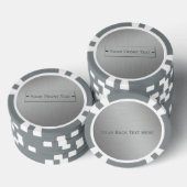 Maßgeschneiderte Poker-Chips von Metal Look Pokerchips (Stapel)