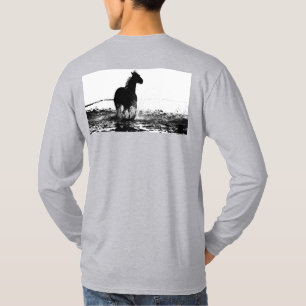 Maßgeschneiderte Pop Art Running Horse Template gr T-Shirt