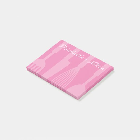 Maßgeschneiderte Post-it-Notizen mit Küchenutensil Post-it Klebezettel (angewinkelt)