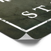 Maßgeschneiderte Poster "Stand" des Tankmanns (Ecke)