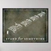 Maßgeschneiderte Poster "Stand" des Tankmanns (Vorne)