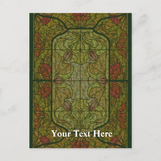 Maßgeschneiderte Postkarte aus verklebtem Glas (Vorderseite)