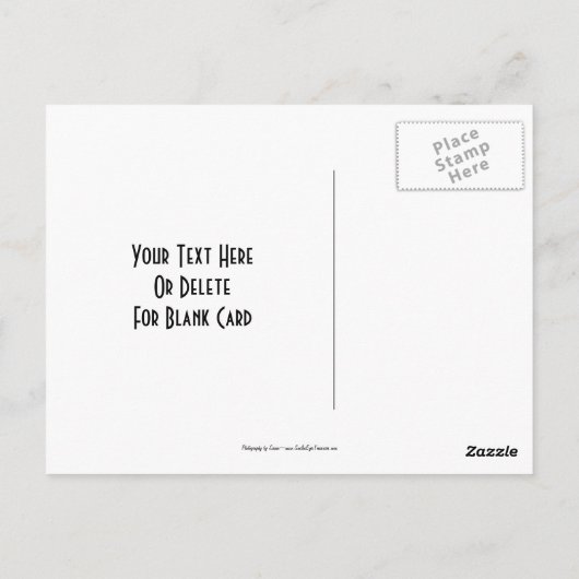 Maßgeschneiderte Postkarte für elektrische Daffelb (Rückseite)