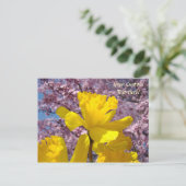 Maßgeschneiderte PostkartenDüfte Blume blühen Postkarte (Stehend Vorderseite)