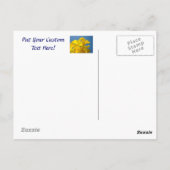 Maßgeschneiderte PostkartenDüfte Blume blühen Postkarte (Rückseite)