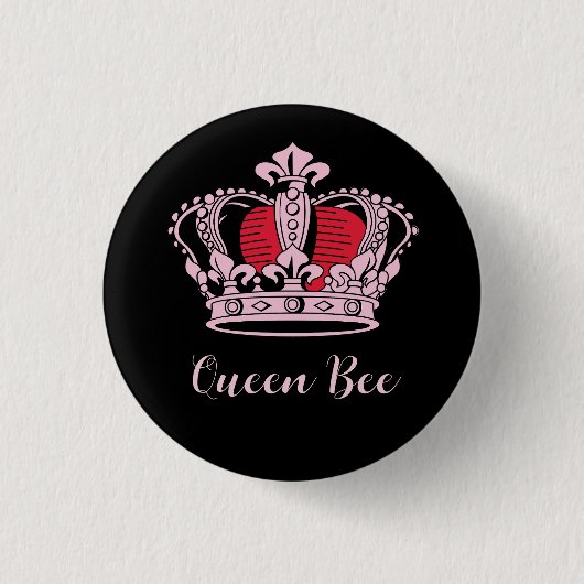 Maßgeschneiderte Prinzessin Queen Crown Button (Vorderseite)