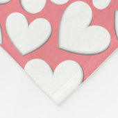 Maßgeschneiderte Puffhöre Fleecedecke (Ecke)