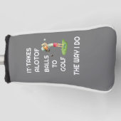 Maßgeschneiderte Putter Golf Head Cover für jeden Golf Headcover (Vorderseite)