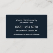 Maßgeschneiderte QR Klimaanlage HVAC Visitenkarte (Rückseite)