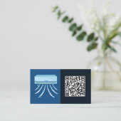 Maßgeschneiderte QR Klimaanlage HVAC Visitenkarte (Stehend Vorderseite)