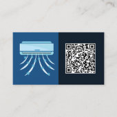 Maßgeschneiderte QR Klimaanlage HVAC Visitenkarte (Vorderseite)
