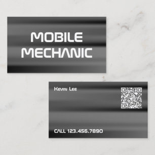Maßgeschneiderte QR Mobile Mechanic Visitenkarte