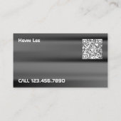 Maßgeschneiderte QR Mobile Mechanic Visitenkarte (Rückseite)