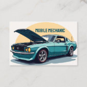 Maßgeschneiderte QR Mobile Mechanic Visitenkarte (Vorderseite)