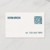 Maßgeschneiderte QR Mobile Mechanic Visitenkarte (Rückseite)