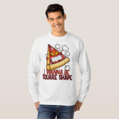Maßgeschneiderte quadratische Form T-Shirt (Vorne ganz)